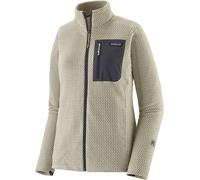 Patagonia - Quick-drying embossed fleece with zip - W's R1 Air Jkt Wool White for Women in Recycled Polyester - Size L White L