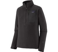 Patagonia - Quick-drying embossed zip-up fleece - M's R1 Air Zip Neck Black for Men in Recycled Polyester - Size S Black S