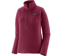 Patagonia - Quick-drying embossed zip-up fleece - W's R1 Air Zip Neck Berry Fig for Women in Recycled Polyester - Size S - Purple Purple S