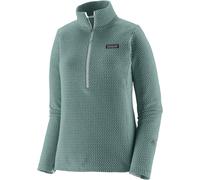 Patagonia - Quick-drying embossed zip-up fleece - W's R1 Air Zip Neck Blue Sage for Women in Recycled Polyester - Size XS Blue XS