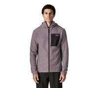 Patagonia R1 Air Fleece Full-Zip Hooded Men's Jacket | UK M in May Grey