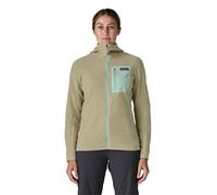 Patagonia R1 Air Fleece Full-Zip Hooded Women's Jacket | UK L in Weathered Stone