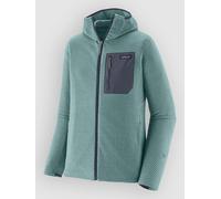 Patagonia R1 Air Full-Zip Hoody Fleece Jacket blue sage S