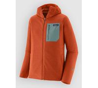 Patagonia R1 Air Full-Zip Hoody Fleece Jacket coal orange M