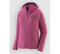 Patagonia - Women's R1 Crossstrata Hoody - Softshell jacket size M, purple