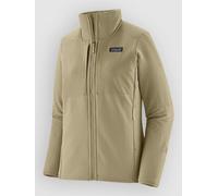 Patagonia - Women's R2 Crossstrata Jacket - Softshell jacket size S, sand