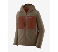 Patagonia R2 TechFace Hooded Jacket Brown - S