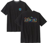 Patagonia Unity Fitz Roy Responsibili-Tee - T-shirt - Men's Ink Black XL