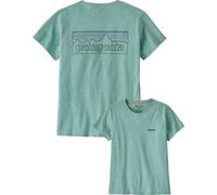 Patagonia - Recycled cotton T-shirt - W's P-6 Logo Responsibili-Tee P-6 Outline: Virtually Blue for Women - Size M Blue M