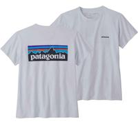 Patagonia - Recycled cotton T-shirt - W's P-6 Logo Responsibili-Tee White for Women - Size XS - Black Black XS