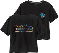 Patagonia - Recycled cotton T-shirt - W's Unity Fitz Easy Cut Responsibili-Tee Ink Black for Women - Size M Black