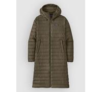 Patagonia - Women's Recycled Down Sweater Parka - Coat size S, brown
