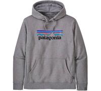 Patagonia - Recycled poly-cotton hoodie - M's P-6 Logo Uprisal Hoody Gravel Heather for Men - Size M - Grey Grey M