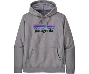 Patagonia - Recycled poly-cotton hoodie - M's P-6 Logo Uprisal Hoody Gravel Heather for Men - Size M - Grey Grey M