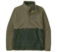 Patagonia - Retro Pile 1/2 Snap Pullover - Fleece jumper size L, olive