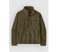 Patagonia Retro Pile Marsupial Half-Zip Fleece Sweater basin green M