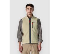 Patagonia Retro Pile Fleece Vest Pelican w/Smolder Blue