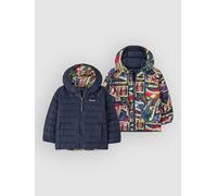 Patagonia - Baby Reversible Down Sweater Hoody - Down jacket size 12-18 Months, blue
