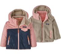 Patagonia - Reversible jacket - Baby Reversible Tribbles Hoody New Navy w/Mallow Pink - Kid Size 4 y Pink 4 y