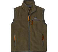 Patagonia - Reversible sleeveless fleece - M's Retro Pile Vest Basin Green for Men - Size L - Khaki Khaki L
