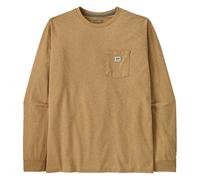 Patagonia | Shop Sticker Pocket Longsleeve Responsibili-Tee | Talon Gold | Men's Medium