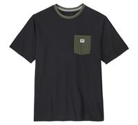 Patagonia | Shop Sticker Pocket Responsibili-Tee | Men's | Black/Green Medium