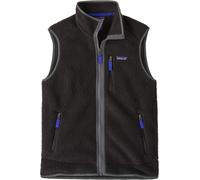 Patagonia - Sleeveless fleece in Polartec® - M's Retro Pile Vest Black w/Forge Grey for Men - Size L Black L