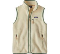 Patagonia - Sleeveless fleece in Polartec® - W's Retro Pile Vest Natural w/Ellwood Green for Women in Wood - Size S - Beige Beige S