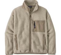 Patagonia - Soft zip fleece - W's Synch Jkt Oatmeal Heather w/Seabird Grey for Women - Size M Grey