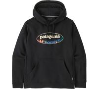 Patagonia - Sweatshirt - M's '95 Oval Logo Uprisal Hoody Black Kaleido for Men in Recycled Polyester - Size L Black L