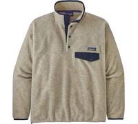 Patagonia - Synchilla Fleece - M's Synch Snap-T P/O Oatmeal Heather for Men in Recycled Polyester - Size L - Grey Grey L