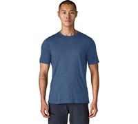 Patagonia - Technical and breathable merino wool hiking T-shirt - M's Cap Cool Merino Blend Shirt Coal Orange for Men in Recycled Polyester - Size M Orange M