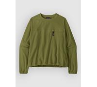 Patagonia Textured Fleece Sweater caper green XS