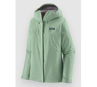 Patagonia Torrentshell 3L Rain Hooded Jacket Light Green Women - L