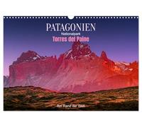 Patagonia, Torres del Paine National Park: At the edge of the world UK-Version (Wall Calendar 2026 DIN A3 Landscape), CALVENDO 12 Month Wall Calendar
