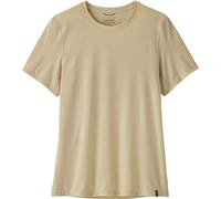Patagonia - Ultralight, quick-drying hiking T-shirt - W's Cap Cool Ultra Shirt Pumice Dyno White X-Dye for Women in Recycled Polyester - Size M - Beige Beige M