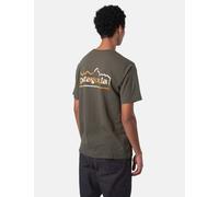 Patagonia - Unity Fitz Responsibili-Tee - T-shirt size L, brown/olive