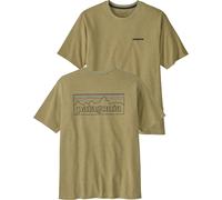 Patagonia - Urban T-shirt in recycled cotton and recycled polyester - M's P-6 Logo Responsibili-Tee P-6 Outline Gumtree Green for Men in Recycled Polyester - Size M Green M