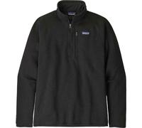 Patagonia - Warm and comfortable fleece - M's Better Sweater 1/4 Zip Black for Men in Recycled Polyester - Size S Black S