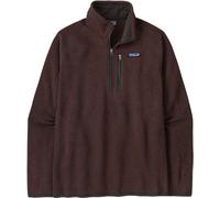 Patagonia - Warm and comfortable fleece - M's Better Sweater 1/4 Zip Den Brown for Men in Recycled Polyester - Size S Brown S