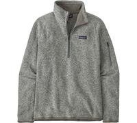 Patagonia - Warm and comfortable fleece - W's Better Sweater 1/4 Zip Birch White for Women in Recycled Polyester - Size S - Grey Grey S