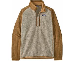 Patagonia - Warm fleece with 1/4 zip collar - M's Better Sweater 1/4 Zip Nautilus Tan for Men in Recycled Polyester - Size S - Beige Beige S