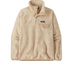 Patagonia - Warm, lightweight fleece - W's LW Synch Snap-T P/O Flow: Dyno White for Women in Recycled Polyester - Size M White M