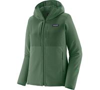 Patagonia - Warm, stretchy jacket - Women's - W's R2 CrossStrata Hoody - W's R2 CrossStrata Hoody Canopy Green for Women in Recycled Polyester - Size M Green M