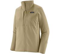 Patagonia - Warm, stretchy jacket - Women's - W's R2 CrossStrata Jkt - W's R2 CrossStrata Jkt Weathered Stone for Women in Recycled Polyester - Size S - Grey Grey S