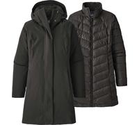 Patagonia - Warm, Waterproof parka - Women's - W's Tres 3-in-1 Parka - W's Tres 3-in-1 Parka Black for Women - Size S Black S