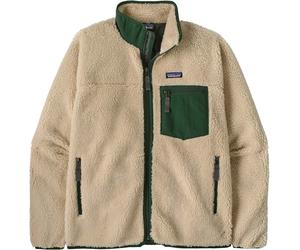 Patagonia - Warm, windbreaker fleece jacket - Men's - M's Classic Retro-X Jkt - M's Classic Retro-X Jkt Dark Natural w/Treeline Green for Men - Size S - Beige Beige S