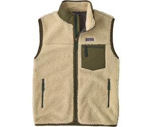 Patagonia - Windbreaker sleeveless fleece - M's Classic Retro-X Vest Dark Natural w/Basin Green for Men - Size XL - Beige Beige XL
