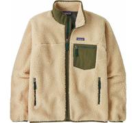 Patagonia - Windproof and breathable fleece - M's Classic Retro-X Jkt Dark Natural w/Basin Green for Men - Size XL - Beige Beige XL