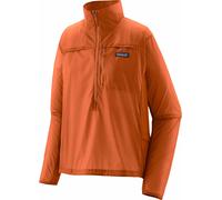 Patagonia - Windproof anorak - W's Houdini Stash 1/2 Zip P/O Rock Melon for Women in Nylon - Size S - Orange Orange